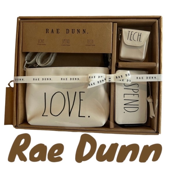 Rae Dunn 3pc Set Crossbody, Card Case and Air Pod Case NWT - Picture 11 of 11